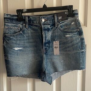 Express Blue Denim Shorts